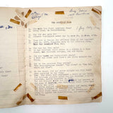 American Citizen 1952, Poignant Study Notebook Created in Prep for Citizenship Exam and Passed Along
