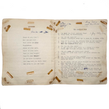 American Citizen 1952, Poignant Study Notebook Created in Prep for Citizenship Exam and Passed Along
