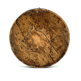 SOLD Unusual Early 19th C. Wooden Game Counter with Tin Pointers and Hand-painted Numbers