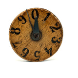 SOLD Unusual Early 19th C. Wooden Game Counter with Tin Pointers and Hand-painted Numbers