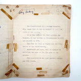 American Citizen 1952, Poignant Study Notebook Created in Prep for Citizenship Exam and Passed Along