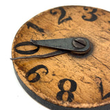 SOLD Unusual Early 19th C. Wooden Game Counter with Tin Pointers and Hand-painted Numbers