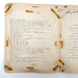 American Citizen 1952, Poignant Study Notebook Created in Prep for Citizenship Exam and Passed Along