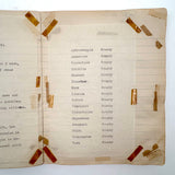 American Citizen 1952, Poignant Study Notebook Created in Prep for Citizenship Exam and Passed Along