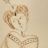 SOLD Heartily Yours, Charming Early 20th C. Hand-Drawn Valentine Postcard