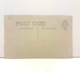 Men in Hats on Rocks and Lighthouse, Unusual and Super Cinematic Old RPPC