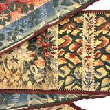 Like a Tapestry, Glorious, Finely Woven c. Early 19th Century French Silk Ribbon (29 Inches)
