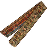 Like a Tapestry, Glorious, Finely Woven c. Early 19th Century French Silk Ribbon (29 Inches)