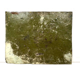 Kneeling Women in Polka Dots, Very Folky Masterpiece of an Ex Voto Retablo on Heavy Tin, 1944