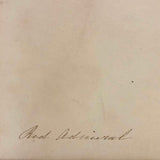 Red Admirals, 19th Century Ink and Watercolor Butterflies