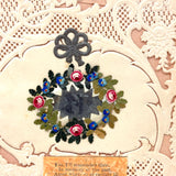 Yes, I'll Remember Thee, c. 1840s Paper Lace Valentine with Mirror and Handwritten Verse Inside