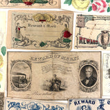 19th Century Rewards of Merit - Group One (Paper, c. 1830s-60s)