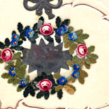 Yes, I'll Remember Thee, c. 1840s Paper Lace Valentine with Mirror and Handwritten Verse Inside