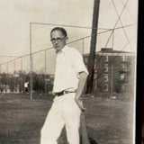 1927 Portrait of the Modernist Architect as a Young Man! Round Glasses, Linear Geometries, Original Frame