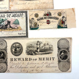 19th Century Rewards of Merit - Group One (Paper, c. 1830s-60s)