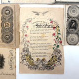 19th Century Rewards of Merit - Group One (Paper, c. 1830s-60s)