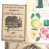 19th Century Rewards of Merit - Group One (Paper, c. 1830s-60s)