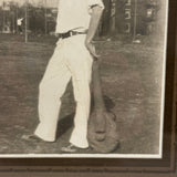 1927 Portrait of the Modernist Architect as a Young Man! Round Glasses, Linear Geometries, Original Frame