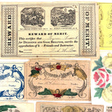 19th Century Rewards of Merit - Group One (Paper, c. 1830s-60s)