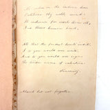 Yes, I'll Remember Thee, c. 1840s Paper Lace Valentine with Mirror and Handwritten Verse Inside