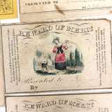 19th Century Rewards of Merit - Group One (Paper, c. 1830s-60s)