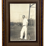 1927 Portrait of the Modernist Architect as a Young Man! Round Glasses, Linear Geometries, Original Frame
