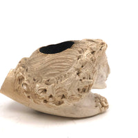 19th C. Meerschaum Pipe with Figurehead-esque Female Bust