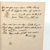 Give Me Your Dear Little Heart, c. 1840s Paper Lace and Die-cut Valentine with Interior Hand-written Verse