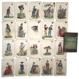 Improved and Illustrated Game of Dr. Busby, 1843, Salem MA - Rare First Edition Deck of First American Card Game, Complete!