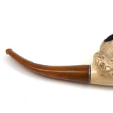 19th C. Meerschaum Pipe with Figurehead-esque Female Bust