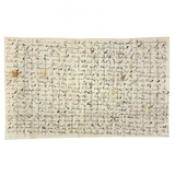 Dear Friend Mollie, Lovely 1864 Handwritten Letter by Young Teacher with Two Pages of Cross-writing