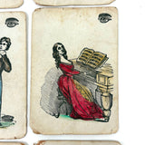 Improved and Illustrated Game of Dr. Busby, 1843, Salem MA - Rare First Edition Deck of First American Card Game, Complete!