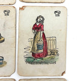 Improved and Illustrated Game of Dr. Busby, 1843, Salem MA - Rare First Edition Deck of First American Card Game, Complete!
