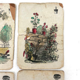 Improved and Illustrated Game of Dr. Busby, 1843, Salem MA - Rare First Edition Deck of First American Card Game, Complete!