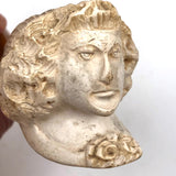 19th C. Meerschaum Pipe with Figurehead-esque Female Bust