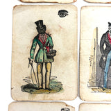 Improved and Illustrated Game of Dr. Busby, 1843, Salem MA - Rare First Edition Deck of First American Card Game, Complete!