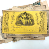 19th Century Rewards of Merit - Group One (Paper, c. 1830s-60s)