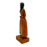 Power Woman, 1970 Folk Art Carving, Signed Shepp