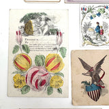 19th Century Rewards of Merit - Group Two (On Card, c. 1840s-70s)