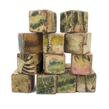 Make Do Alphabet Blocks: Antique German Paper Litho Blocks with Gorgeous Black Inked Letters