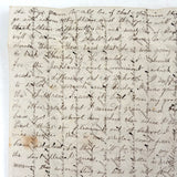 Dear Friend Mollie, Lovely 1864 Handwritten Letter by Young Teacher with Two Pages of Cross-writing