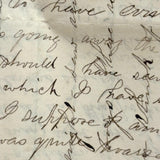 Dear Friend Mollie, Lovely 1864 Handwritten Letter by Young Teacher with Two Pages of Cross-writing