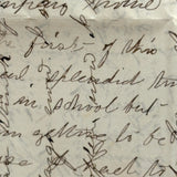 Dear Friend Mollie, Lovely 1864 Handwritten Letter by Young Teacher with Two Pages of Cross-writing