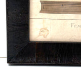 Femme en Couche (15th Century), 1860 Hand-colored French Print, Trimmed and Framed