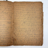 Cooking Receipes (or Receipts), Alice Redfield Phillips' Sweet Old Pair of Brown Paper Handwritten Cookbooks, Montpelier, VT