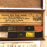 C. 1870s Watercolor Paint Box with Papers, as Found in PA