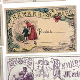 19th Century Rewards of Merit Group 3 (Blank and Ready to Use!)