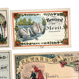 19th Century Rewards of Merit Group 3 (Blank and Ready to Use!)