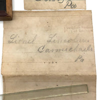 C. 1870s Watercolor Paint Box with Papers, as Found in PA
