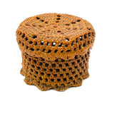 Neat and Sweet Small Antique Sailor Made Knotwork Basket (Stringholder?)